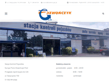 Tablet Screenshot of dzwonczyk.pl